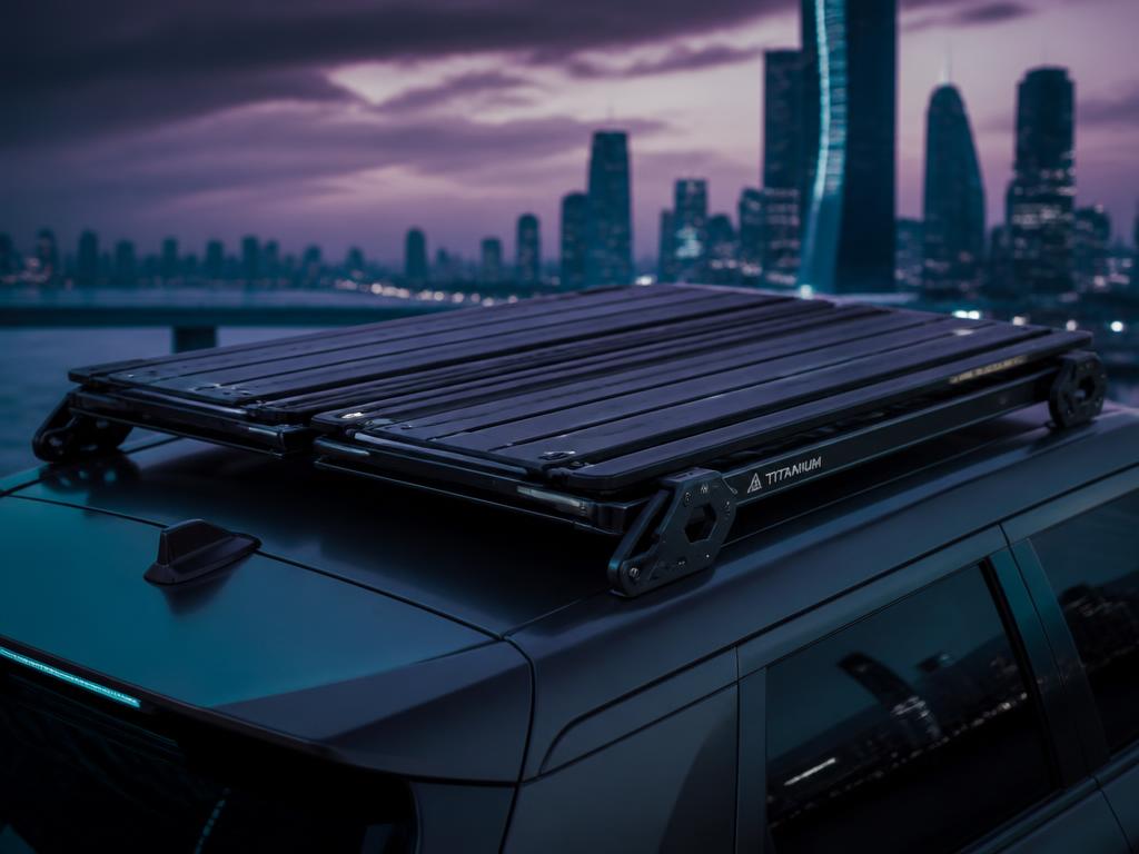 Halo Roof Rack foldable titanium car roof rack